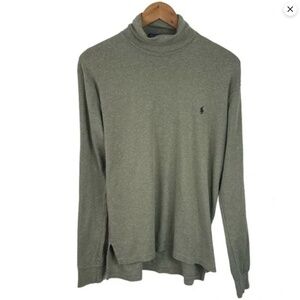 LS76 Vintage Mens Polo Ralph Lauren Designer Turtleneck Sweater M